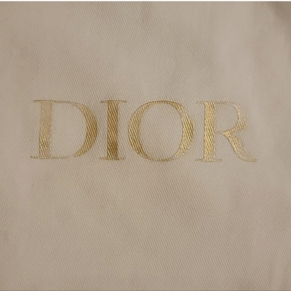 Dior White Drawstring Dust Bag - image 2